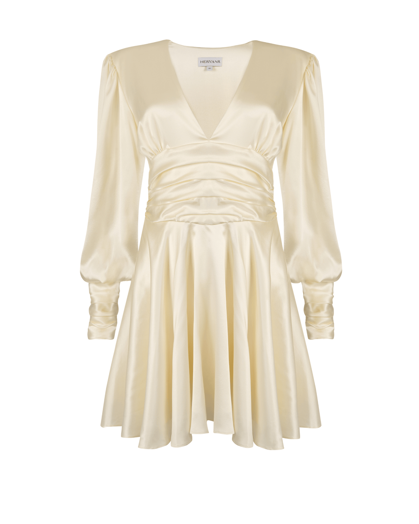 Maya Silk Dress - Ivory - HERVANR Official